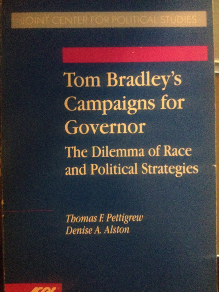 Tom Bradley's Campaigns for Governor