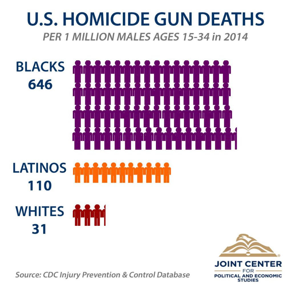 U.S. Homicide Gun Deaths Infographic