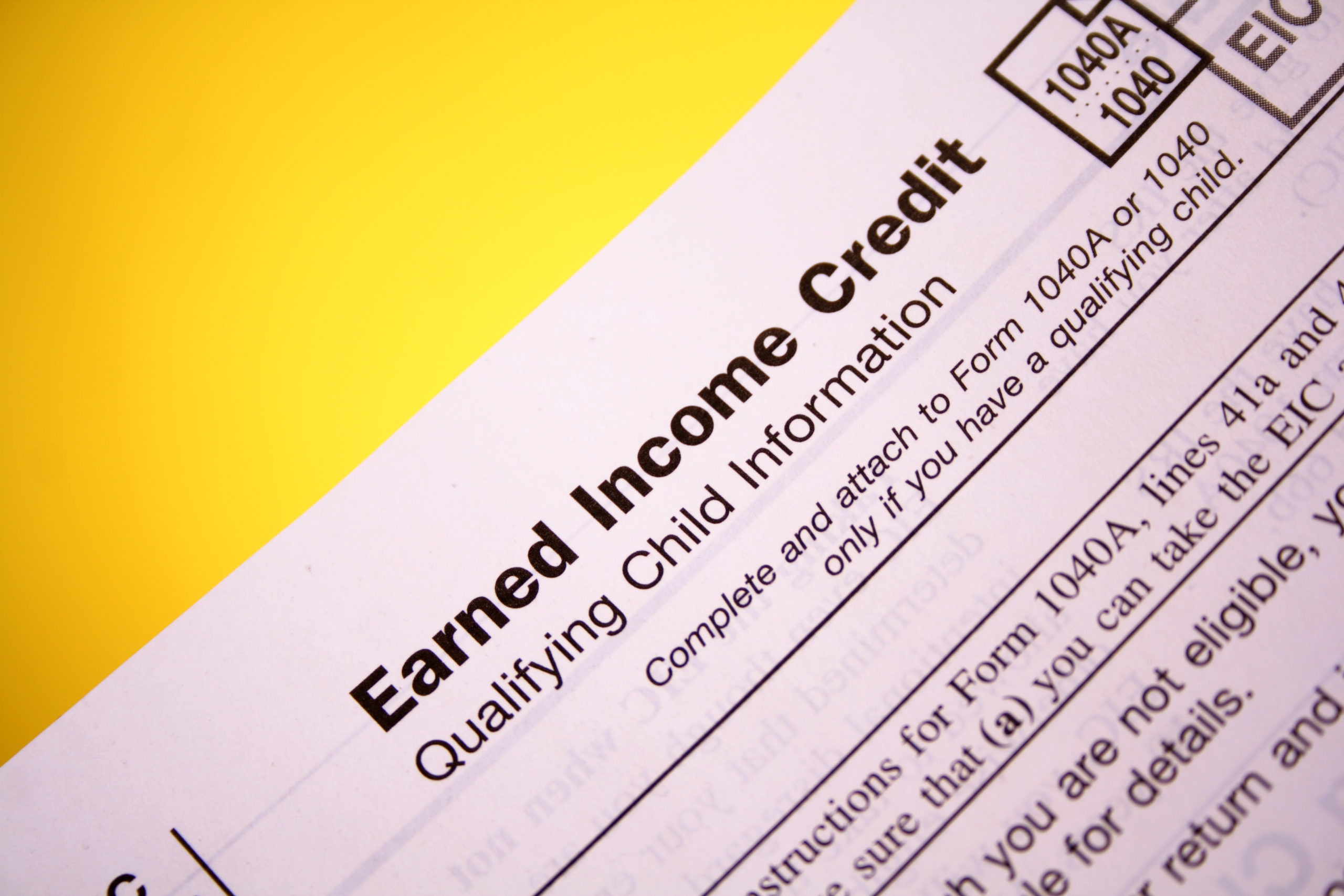 Earned income credit form