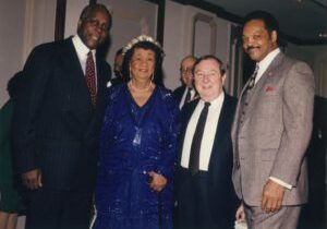 Vernon Jordan, Dorothy Height, Joe Allbritton, and Rev. Jesse Jackson at a Joint Center event.